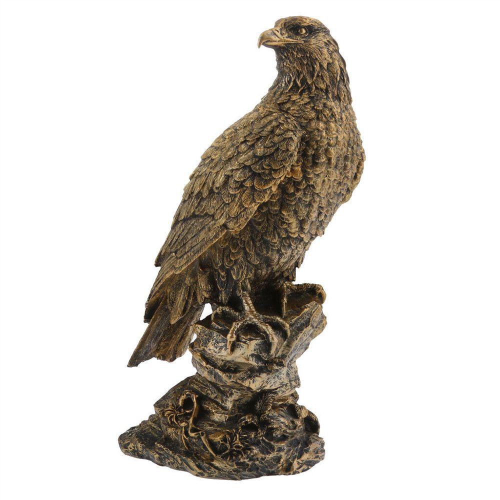 CELEBRITY2 Resin Eagle Sculpture Furnishings Desktop Ornament Eagle ...