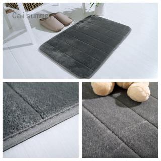 Caisummer Bathroom Mat Non Slip Bath Mat Memory Foam Bathroom Carpet Absorbent Chic