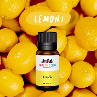 น้ำมันหอมระเหย เลมอน (LEMON) 10 ml. (Pure Essential Oil) -  น้ำมันอโรม่า น้ำมันหอมใส่เครื่องพ่นอโรม่า