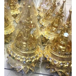 รัดเกล้ายอด เกี้ยวหางหษ์ เครื่องประดับนางรำและชุดไทยเด็กและผู้ใหญ่สามารถใช้ได้