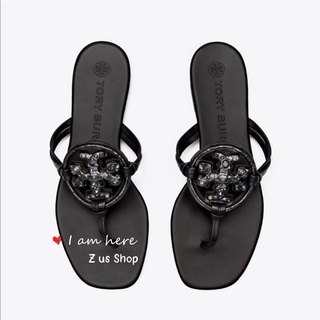 พรีฯ​TORY BURCH JEWELED MILLER SANDAL us7.5/8 .