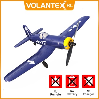 Volantex เครื่องบินบังคับวิทยุ F4U Corsair PNP Version No Battery No Trainsmitter 6-Axis Gyro Stabilizer One-Key Aerobatic Function Easy to Fly สําหรับผู้เริ่มต้น