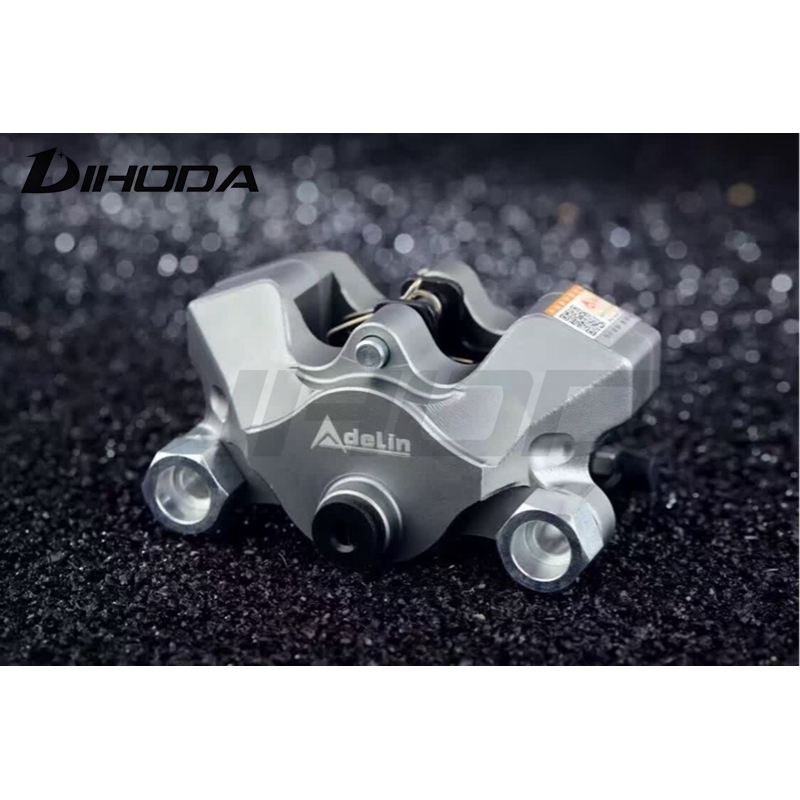 Adelin ADL-21 Silver Motorcycle 2 ลูกสูบเบรคคาลิปเปอร์ CNC อลูมิเนียมอัลลอยด์สําหรับ honda yamaha