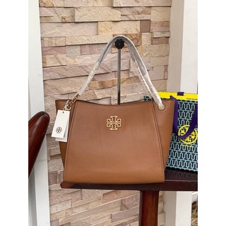 งานช็อป 💕TORY BURCH Britten Small Slouchy Leather Tote Bag (New collection 2021)