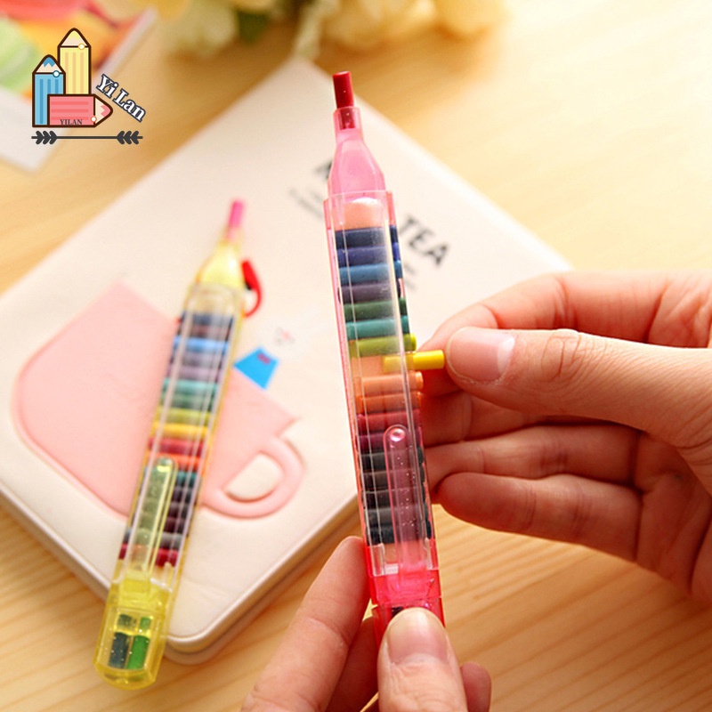 ปากกาดินสอสี 20 สี สําหรับนักเรียน และสํานักงาน เครื่องเขียน