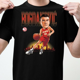 เสื้อยืดผ้าฝ้ายพิมพ์ลายขายดี ของเล่นตลก Atlanta Hawks Bogdan Bogdanovic 13 Finals 2022