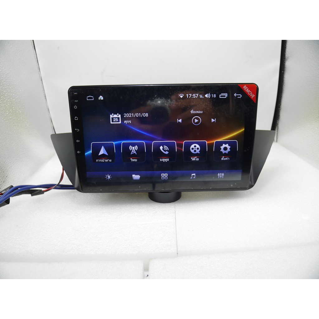 จอ Android BMW X1 E84 10นิ้ว NEW CPU 7870 3CPU 2.7GHZ 2K 6+128/8+256 DTS 4G CARPLAY/7862 2cpu 4+32 Q