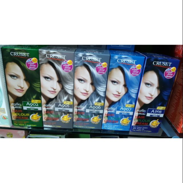 พร้อมส่ง ครูเซ็ท ครีมย้อมผม รุ่น A 60 มล. CRUSET Hair Colour Cream A Series (60 ml.)