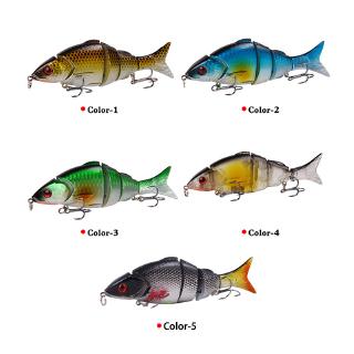 เหยื่อตกปลาไบโอนิค พลาสติกแข็ง 3D 12.5 ซม. 21 กรัม 5 ชิ้น ต่อชุด