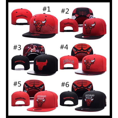 ❤หมวกเบสบอลแฟชั่นคุณภาพสูง NBA Chicago BullsSnapback