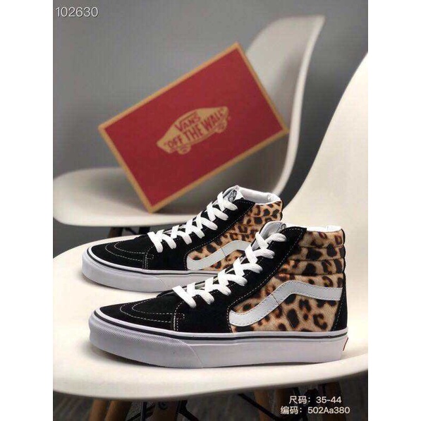 leopard vans size 9