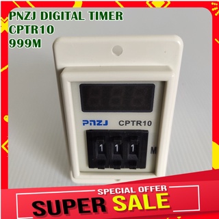 TYPE: ASY-3D(CPTR10) ดิจิตอลไทม์เมอร์ ANLY DIGITAL TIMER แถมฟรีซ็อกเก็ตPF-083A-E TIME: 999M, 999S, VOLTS: 22OVAC