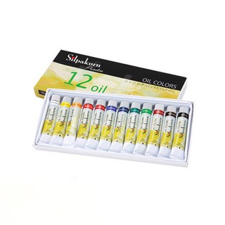 ชุด สีน้ำมัน ศิลปากรประดิษฐ์ 12สี