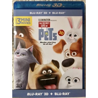 บลูเรย์ The Secret Life Of Pets. เรื่องลับแก๊งขนฟู  (BLU-RAY3D+BLU-RAY) (แนวแอนิเมชั่นแอคชั่น)