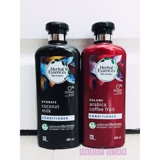 (ครีมนวดผม) Herbal Essences White Strawberry &amp; Sweet Mint Conditioner 400ml. เฮอร์เบิล คอนดิชั่นเนอร์