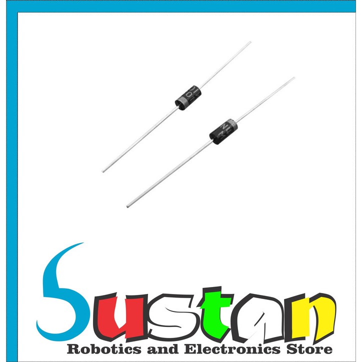 ไดโอด IN4001 4001 1A 1N4001 Axial Lead Fast Recovery Rectifier Diode