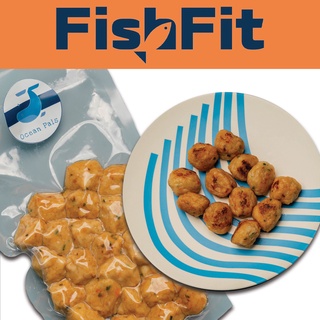 Fishfit Ocean Pals ลูกชิ้นปลามหากุ้ง แช่แข็ง 200 กรัม Frozen China Town Shrimp Balls 200g.