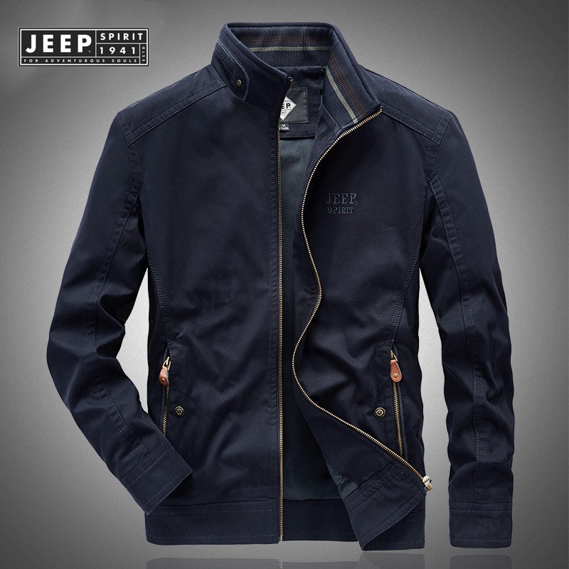 JEEP SPIRIT جاكيت قطن واقٍ من الرياح واسع (حتى 6XL) — صورة 2
