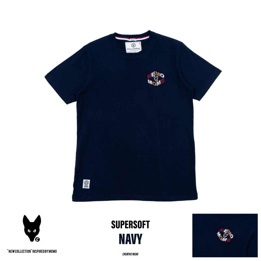 เสื้อยืด Memo Clothing ผ้า Supersoft งานปัก รุ่น CAPSULE สินค้า