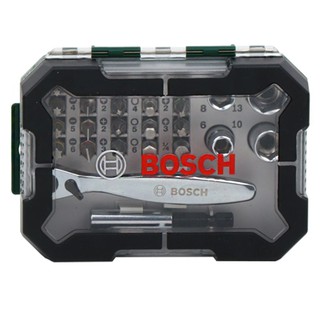 screwdriver SCREW DRIVER BIT BOSCH 27 PCS/SET Hand tools Hardware hand tools ไขควง ชุดดอกไขควงและซันบล็อก BOSCH 27 ชิ้น