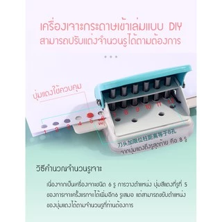 ค่าส่งถูกรับโค้ดส่งฟรี🔥เครื่องเจาะกระดาษ 6 รู 10 รู เข้าเล่ม Kw-Trio ทำกระดาษรีฟิล ที่เจาะรูกระดาษ punch