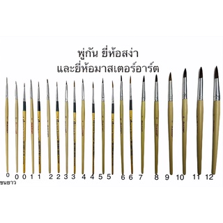 พู่กันหัวกลม พู่กันมาสเตอร์อาร์ต พู่กันสง่า พู่กันระบายสี พู่กัน พู่กันปากกลม พู่กันกลม