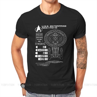 [S-5XL] เสื้อยืดคอกลม ผ้าฝ้าย พิมพ์ลาย Star Trek Space Science Series สไตล์พังก์ สําหรับผู้ชาย 2022