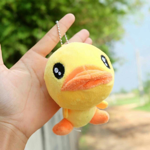 ขายดี 🔥 พวงกุญแจเป็ดน้อยสีเหลือง