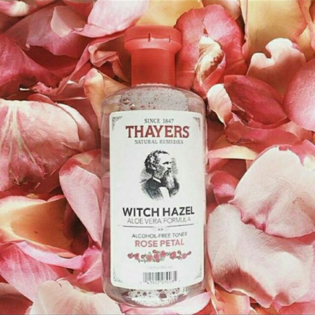 Thayers Witch Hazel Aloe Vera Formula Alcahol Free-Toner #Rose Petal 355 ml.