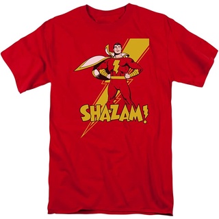 เสื้อยืดครอปShazam ชาแซม! เสื้อยืดแขนสั้น ระบายอากาศได้ดี สไตล์เกาหลี สําหรับผู้ใหญ่S-5XL