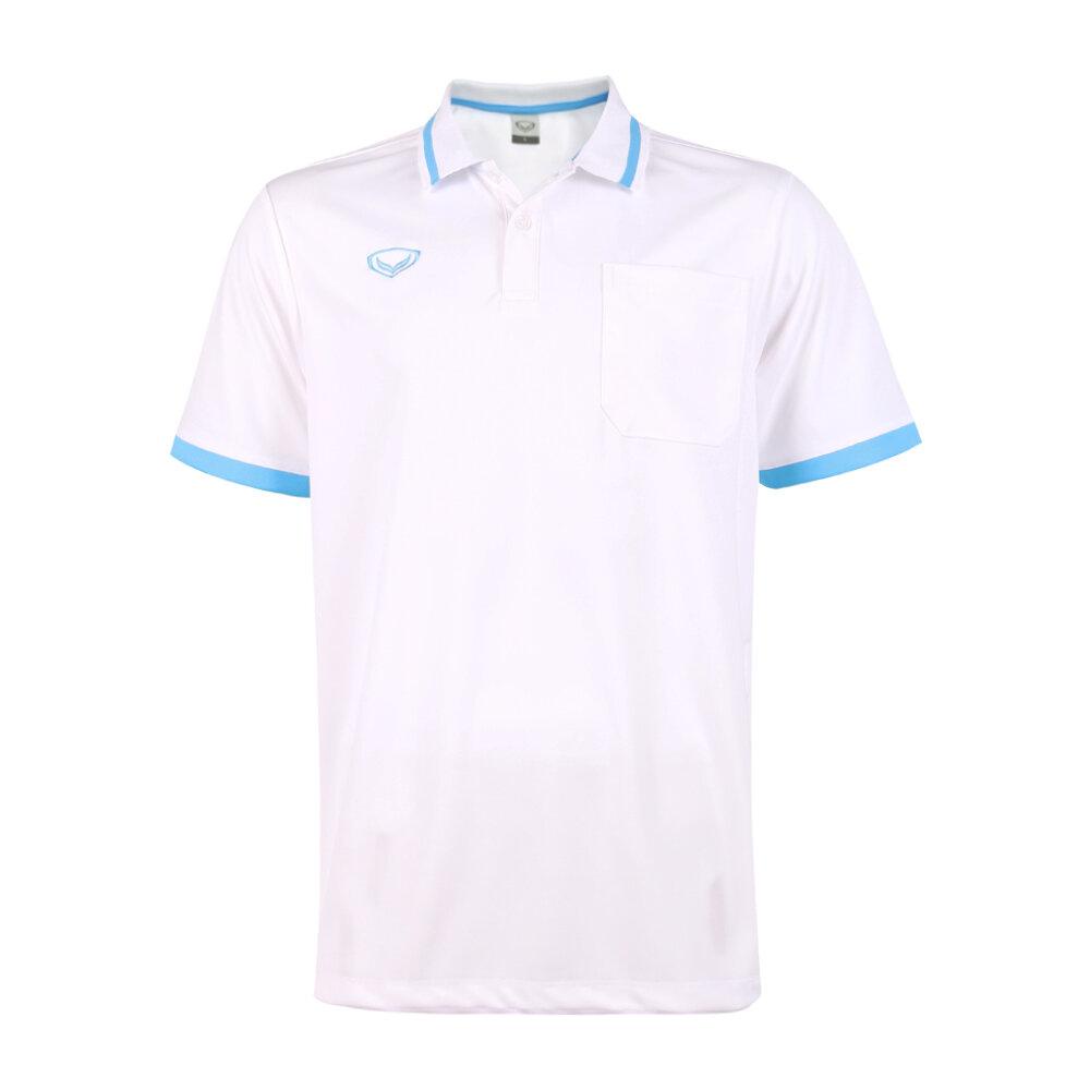 เสื้อโปโลแกรนด์สปอร์ต รหัสสินค้า : 012585 , 012785 (สีขาว)