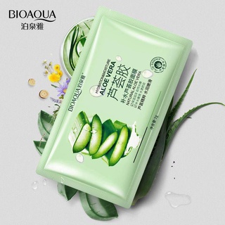 (7ชิ้น) Bioaqua Hydration Moisture Aloe Vera เจลบำรุงผิวหน้าว่านหางจระเข้ ขนาด 2 กรัม