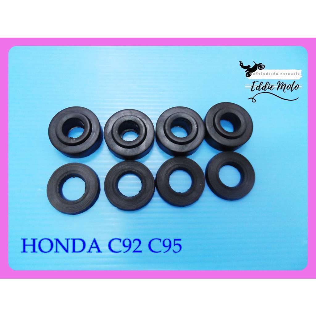 HONDA C92 C95 -- UNDER FUEL TANK RUBBER SET // ยางรองถังน้ำมัน