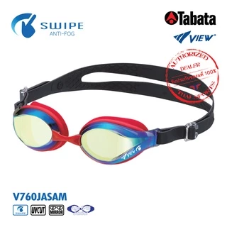 VIEW แว่นตาว่ายน้ำเด็ก 6-12 ปี V760JASAM เลนส์ฉาบปรอท เลนส์เทคโนโลยีสารกันฝ้า SWIPE (ออกใบกำกับภาษีได้)