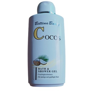 Bettina Barty Cocos Bath Shower Gel 500 ml.ผลิตภัณฑ์บำรุงและเสริมความงาม สบู่อาบน้ำ ชำระผิวกาย