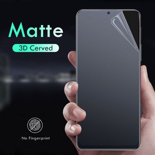 เต็มจอแบบด้านฟิล์มไฮโดรเจล Matte Soft Hydrogel Film VIVO V15 S1 Pro V21E V23E Y11 Y12 Y15 Y17 Y20 Y20s Y12s Y33S Y21S Y72 Y52 Y76 Y75 Y31 Y51 Y73