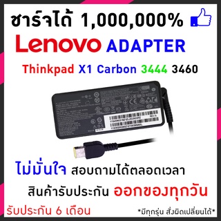 สายชาร์จโน๊ตบุ๊ค Lenovo 20V/4.5A USB Tip - black IdeaPad Y4070 U330 U530 Z510 อีกหลายรุ่น ประกัน 6 เดือน