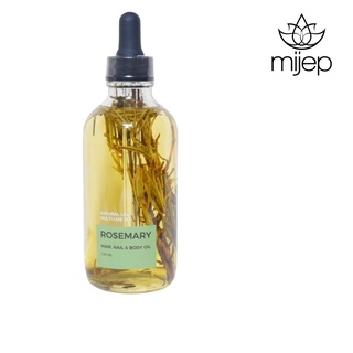 MIJEP Natural Rosemary Oil - Multi Use Oil for Face,Body,Hair &amp; Massage น้ำมันบำรุงผิวหน้า ผิวกาย ผม น้ำมันนนวดสปา