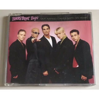 ซีดีซิงเกิ้ล ลิขสิทธิ์ มือ 2 สภาพดี...250 บาท “Backstreet Boys” ซิงเกิ้ล "Quit Playing Games (with My Heart)"Made in EU