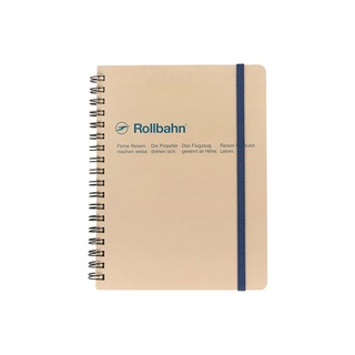 Rollbahn spiral bound notebook L/140 pages/5 pockets/Notebook/Grid/Memo/Stationery