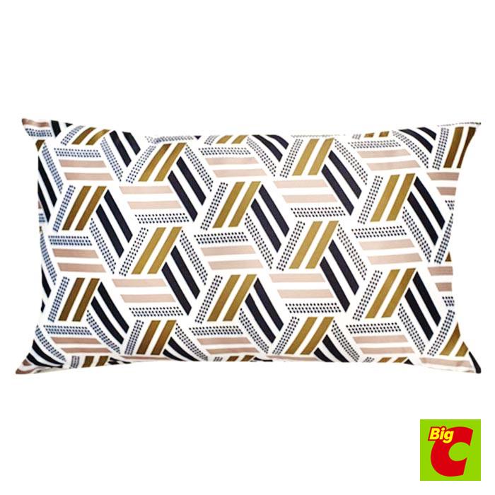 เบสิโค สีทองBESICO หมอนอิง 12ผ้าซาติน ขนาดx 18นิ้ว CushionSatin Size12 x18 inches Gold