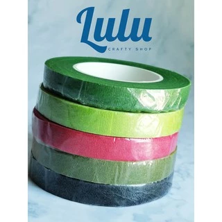 ฟลอร่าเทป 1 ม้วน ขนาด 13 มิล ยาว 30 หลา มีหลายสี