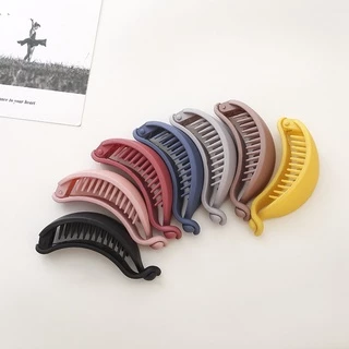 กิ๊บติดผม Banana Colorful Clip กิ๊บกล้วยรวบผมพลาสติกสีไตล์เกาหลีพร้อมส่งในไทย