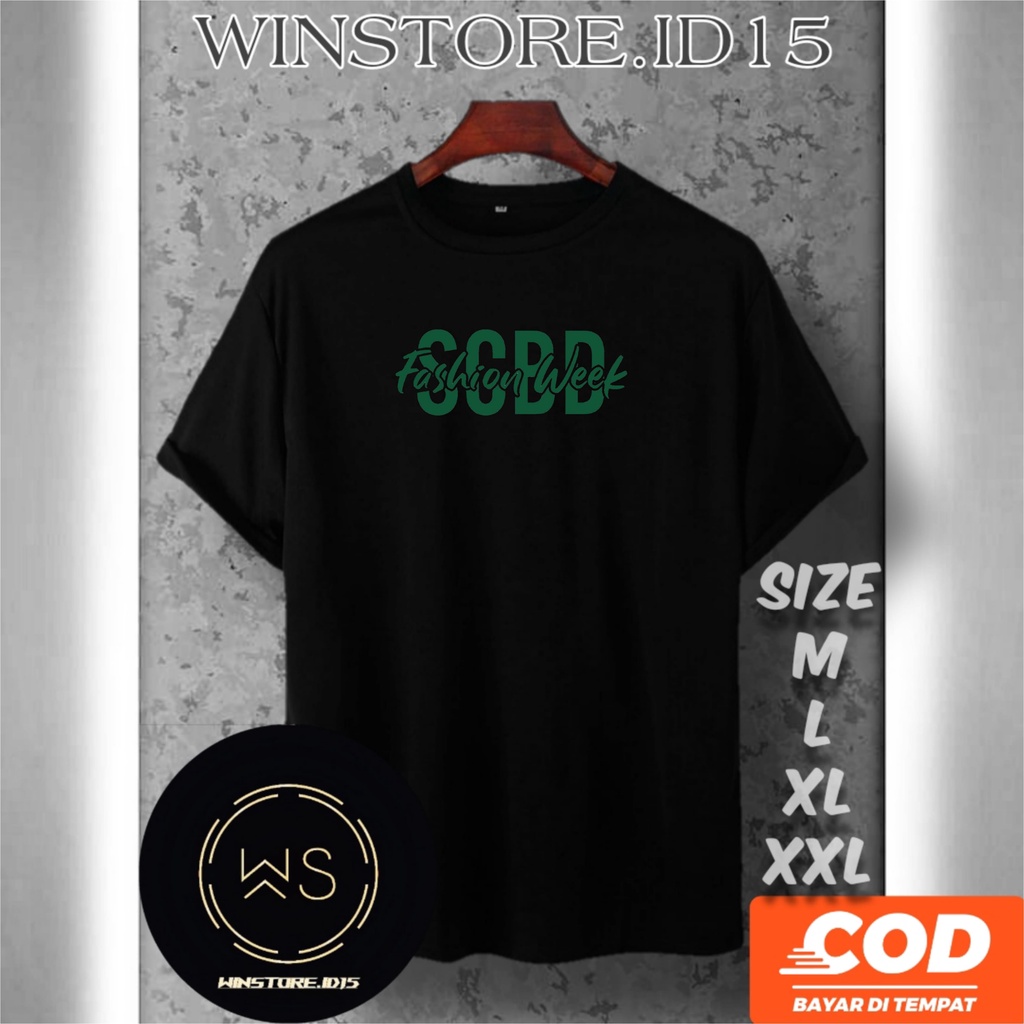 KATUN (ใหม่) เสื้อยืด Unisex Distro SCBD FASHION WEEK Combed Cotton 30s / Polyflex Screen Printing S