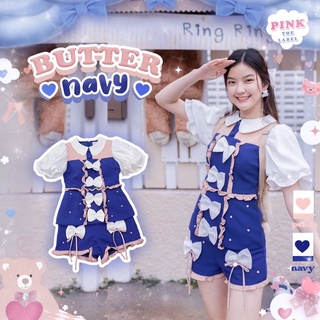 Butter Navy : Pink the Label งานดี งานเซ็ตกางเกง ดีเทลโบว์น่ารัก พลาดไม่ได้เลย 😍