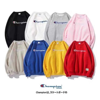 champion Fashion embroidered cotton unisex round neck sweater