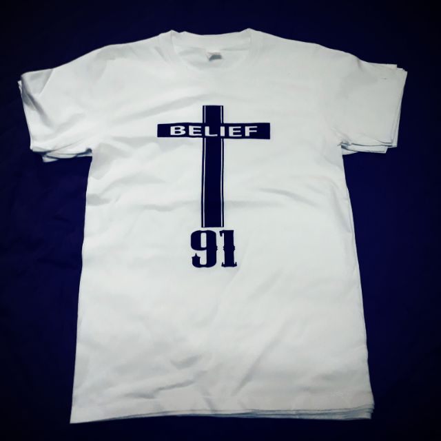 เสื้อ BELIEF91 มือ1 ✔ลายใหม่(โล๊ะ)