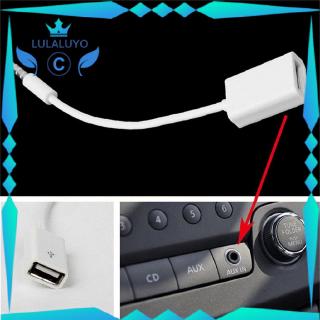 mc 3 . 5 มม. male aux ปลั๊กแจ็คต่อ usb 2 . 0 female อะแดปเตอร์แปลงสายเคเบิ้ล mp 3 in stock