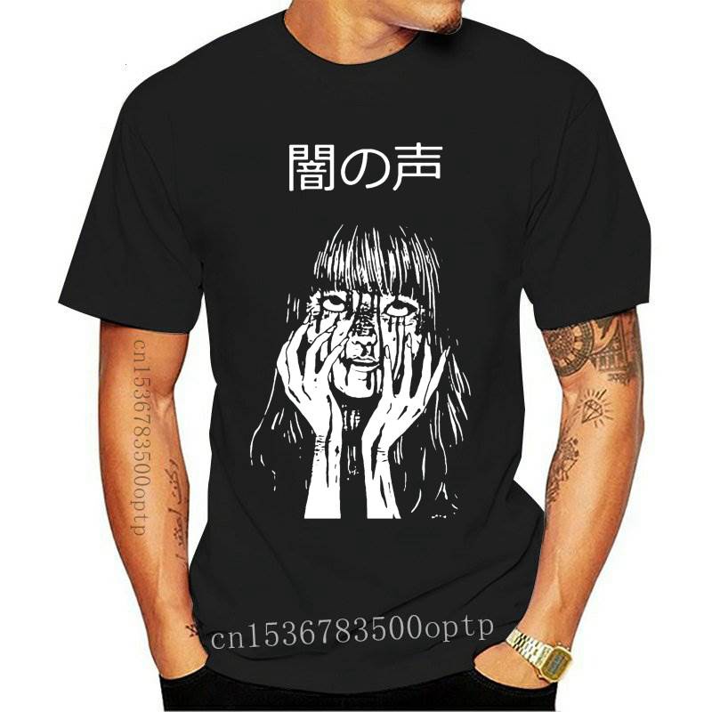 เสื้อยืด พิมพ์ลาย Junji Ito Anything but a Ghost Junji Ito สําหรับผู้ชาย