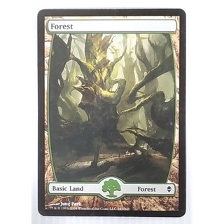 MTG Card Black Core - Modern Set - Basic Land - Forest 247/249 (Magic: The Gathering - English Proxy Card)